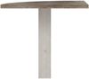 FORTE Duro Schreibtisch, Holzwerkstoff, Weiß/Beige/Braun, 80 x 72,2 x 80 cm Bild 2
