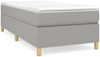 vidaXL Boxspringbettgestell Hellgrau 90x190 cm Stoff 3120921 Bild 2
