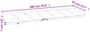 vidaXL '361985' Liegestuhl-Auflagen 2 Stk. Oxford-Gewebe, grau, 180 x 55 x 7 cm Bild 4