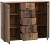 Kommode >Tembi< in Old Wood Vintage - 108,8x85,5x34,8cm (BxHxT) Bild 5