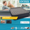 Intex Luftbett mit integrierter Luftpumpe, grau, 203 x 152 x 42 cm Bild 3