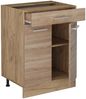 Küchenunterschrank R-Line Sonoma 60 cm mit Schublade, AP Anthrazit Vicco Bild 5