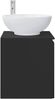 vidaXL Wandmontierte Waschtisch Schwarz 49,5 x 44,5 x 65 cm 890443 Bild 4