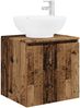 vidaXL Wandmontierte Waschtisch Altholz 49,5 x 44,5 x 65 cm 890450 Bild 2