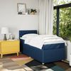 vidaXL Boxspringbett mit Matratze Blau 90x200 cm Stoff 3287352 Bild 3
