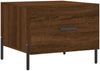 vidaXL Couchtisch Braun Eichen-Optik 50x50x40 cm Holzwerkstoff 829426 Bild 2