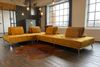 KAWOLA Sofa WIOLO Ecksofa velvet cognac 80 x 240 x 350 cm Bild 4