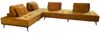 KAWOLA Sofa WIOLO Ecksofa velvet cognac 80 x 240 x 350 cm Bild 3