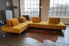 KAWOLA Sofa WIOLO Ecksofa velvet cognac 80 x 240 x 350 cm Bild 2