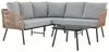 IDIMEX Gartenlounge-Set JAKARTA, Balkon Lounge Set klein Ecklounge mit Beistelltisch braun/grau Bild 3