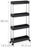 Schwarzer Nischenwagen mit 4 Ebenen Bild 4