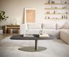 Couchtisch Edge Boot 120x70 cm Keramik Laminam® Noir Desir Braun Vibany Metall Effektfinish Titan Bild 2