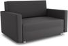 Schlafsofa Pura Maxi mit Bettkasten - Polstersofa mit Schlaffunktion, Sofa, Bettsofa, Wohnlandschaft (Dunkelgrau (Suedine 36)) Bild 2
