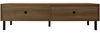 TV-Schrank 170x38x47 cm mit 4 Türen, Schwarz/Natur, pflegeleichte Streifenoptik Bild 5