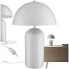 tectake Schreibtischlampe Retro-Tischlampe, Stabil, nicht relevant, Kleine Retro-Tischleuchte im angesagten 70er-Jahre Pilzdesign Bild 2