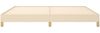 Bettgestell Creme 200x200 cm Stoff [346847] Bild 5