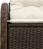vidaXL Gartensofa mit Kissen Braun 121 x 62 x 69cm Poly-Rattan 42006713 Bild 5