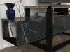 Vente-unique - COMEBI TV unit Holz, Platte Schwarz - B 46,1 cm x H 49,8 cm x L 160 cm Bild 5