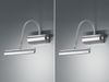 LED Bilderleuchte im 2er Set in Silber matt mit Flexarm & Drehdimmer Bild 3