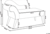 Chaiselongue weiß linksseitig BIARRITZ Bild 2