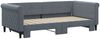 vidaXL Tagesbett Ausziehbar Dunkelgrau 90x190 cm Samt 3197785 Bild 3