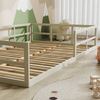 Bodenbett aus Metall Minno Greige 205 x 125 cm ohne Matratze Vitalispa Bild 4