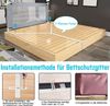 FIVMEN Bettschutzgitter Bettgitter Kinderbettgitter höhenverstellbar Babybettgitter, Rausfallschutz für Babys und Kinder Bild 3