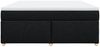 vidaXL Boxspringbett mit Matratze Schwarz 180x200 cm Stoff 3285396 Bild 3