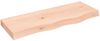 vidaXL Waschtischplatte 80x30x(2-6) cm Massivholz Unbehandelt 3156019 Bild 2