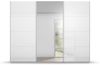 rauch Kleiderschrank, Schwebetürenschrank KULMBACH, 3-türig, 1 Spiegeltüre, inkl. Türdämpfer und weiterem Zubehör, Hochglanz Weiß/Alpinweiß, 203 x 211 x 62 cm Bild 2