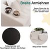 Flieks Sofa, modulares Wolkensofa knochenlos & segmentiert für Wohnzimmer & Schlafzimmer, Chenille, Weiß Bild 5