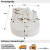 Flieks Sofa, modulares Wolkensofa knochenlos & segmentiert für Wohnzimmer & Schlafzimmer, Chenille, Weiß Bild 3