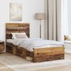 vidaXL Bettrahmen Altholz 90 x 190 cm Massives Kiefernholz 3411798 Bild 3