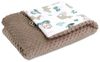 Wohndecke Kinderwagendecke Baby Winter mit Minky 75x100 cm - Kinderdecke, Totsy Baby Bild 4