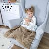 Wohndecke Kinderwagendecke Baby Winter mit Minky 75x100 cm - Kinderdecke, Totsy Baby Bild 3