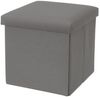 Faltbarer Sitzsack aus MDF und grauem Stoff Bild 1