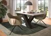 Esstisch Home-X in weiß und grau ausziehbar 150 - 190 cm Bild 5