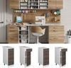 Unterschrank R-Line Grau 30 cm mit Schublade, ohne Arbeitsplatte Vicco Bild 2