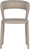 Esszimmerstuhl Noble 2er-Set, Kunstleder modern gepolstert, Beige, komfortables Design Bild 4