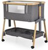 Cangaroo Beistellbett Amo höhenverstellbar, Moskitonetz, Rollen, Bremse Matratze dunkelgrau Bild 3