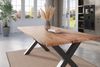 Esstisch Baumkante massiv Akazie natur 220 x 100 schwarz X-Gestell NICK 163999884 Bild 4