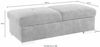 exxpo - sofa fashion Hocker Spring Bankhocker, guter Sitzkomfort und tolle Verarbeitungsdetails, aus Luxus-Microfaser +Simply Clean - für besonders einfache Reinigung! Bild 3