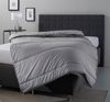 OTTO home Microfaserbettdecke Clarra, Bettdecke 135x200 cm, 155x220 cm, 200x200 cm, Füllung: Polyester, Bezug: Polyester, Bettdecken in grün & grau, Sommer, Winter, 4 Jahreszeiten, Decke Bild 2