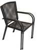 Garnitur CLASSIC 3-teilig, Streckmetall anthrazit (Tisch 70x70 cm) Bild 3