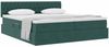 vidaXL Aufbewahrungsbett mit Matratze Dunkelgrün 100 x 200 cm 3370994 Bild 3