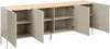 Vente-unique - TASIBA Sideboard Holz, Platte BeigeBeige - B 41 cm x H 77 cm x L 200 cm Bild 4