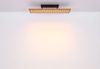 LED Hängeleuchte, Metall, Holz, dimmbar, braun, L 80 cm Bild 5