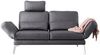 KAWOLA Sofa HURRICANE 2-Sitzer Leder dunkelgrau 87 x 141 x 170 cm Bild 2