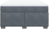 vidaXL Boxspringbett mit Matratze Dunkelgrau 140x200 cm Samt 3285288 Bild 4