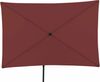 Derby Balkonschirm ca. 180x120 cm/4tlg. D. 833 bordeaux, Gestell anthrazit 22/25mm, ohne Volant Bild 5